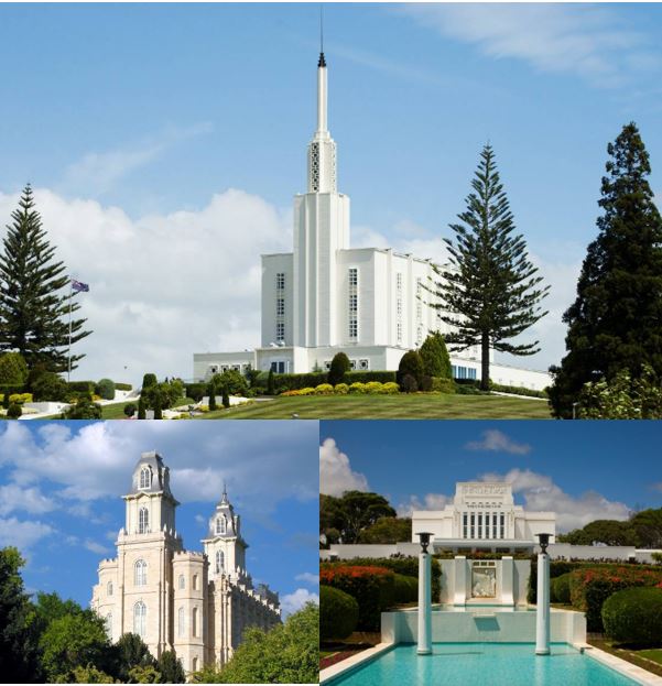 Templos sin estatua del Ángel Moroni