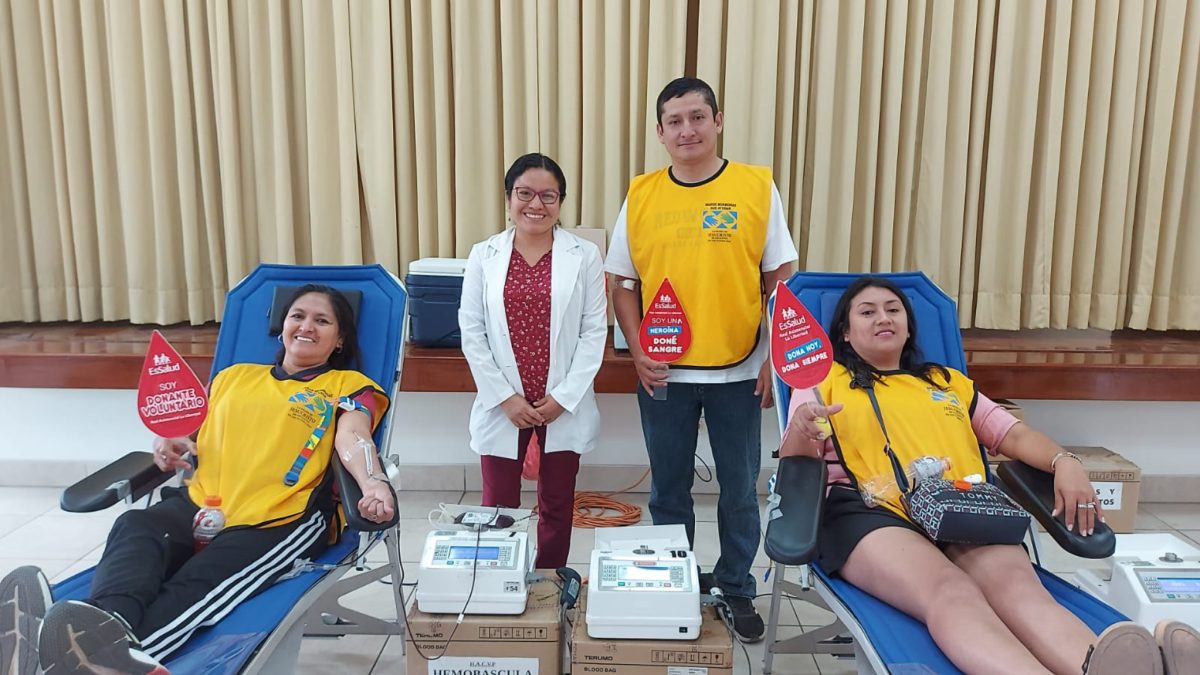 Santos de los últimos días donan sangre en Trujillo